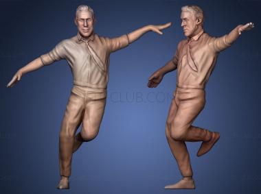 3D model Ryan Gosling dance (STL)